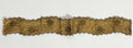 Rare Jewish Pre War Woven Gold Textile Embroidered Antique Judaica Tallit Atara