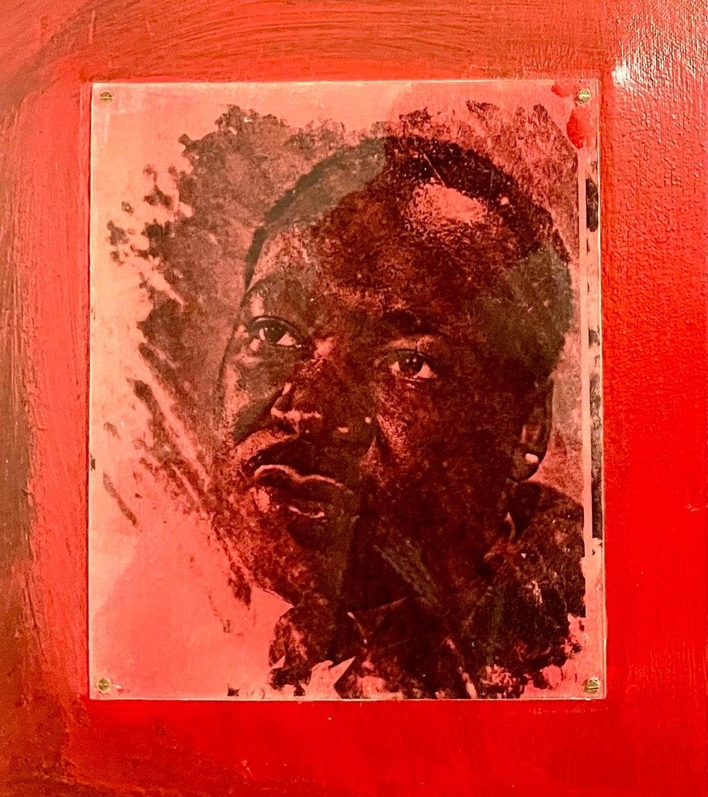 Large Painting Photo Collage Martin Luther King African American Civil Rights