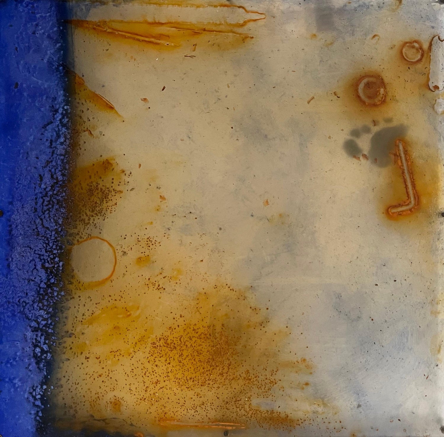 Large American Mod 1990s Mixed Media "LuLu" Carrie McGee