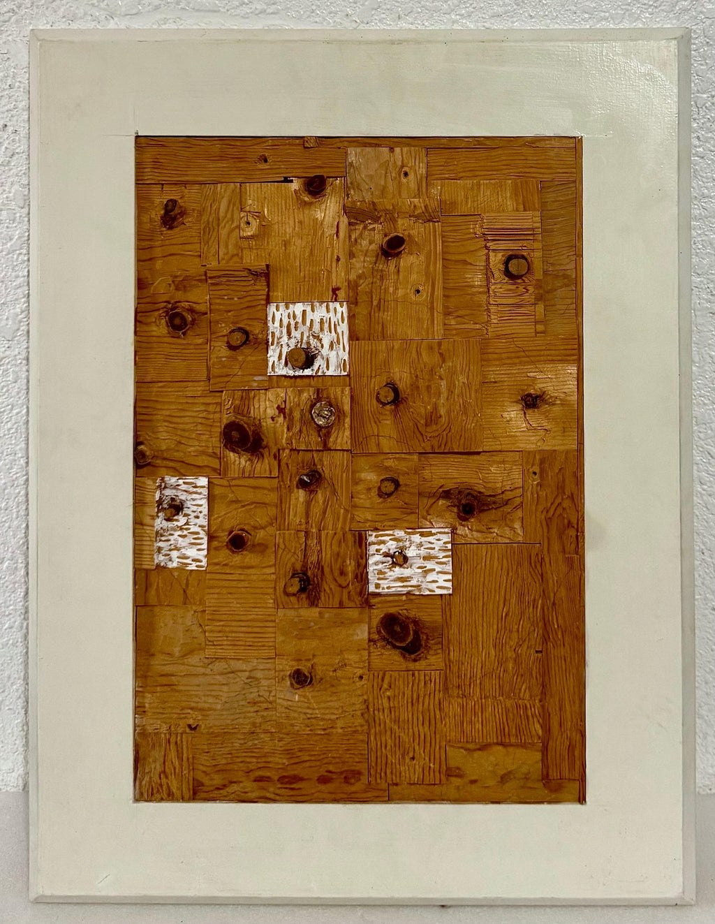 Painted Wood Assemblage Abstract Art Sculpture Painting Gordon Powell Modernist