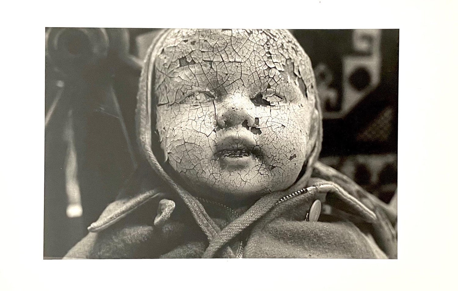 Vintage Silver Gelatin Photograph Surrealist Doll Art Photo, Jazz Photographer