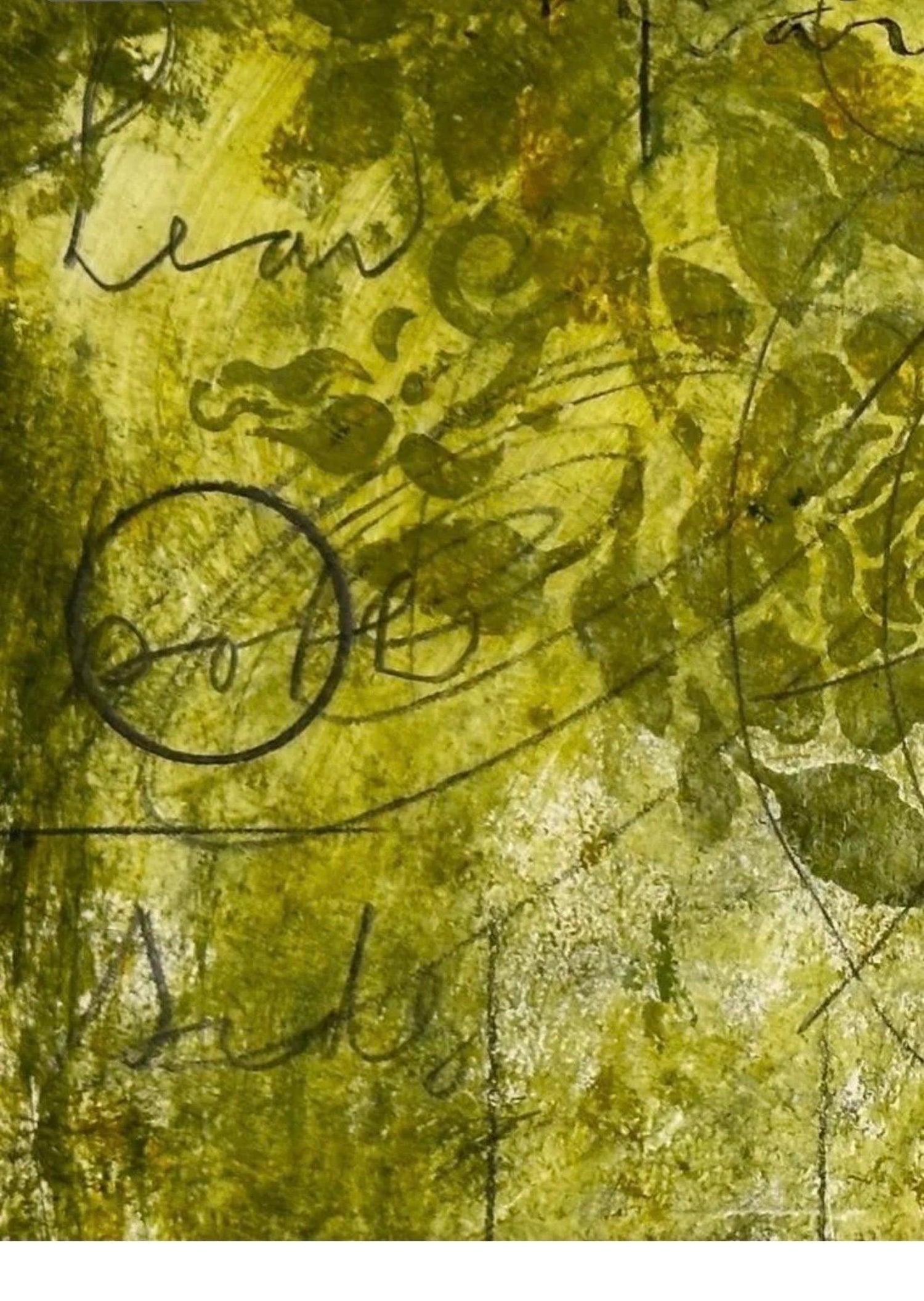 Abstract Acrylic Mix Media Painting Cheryl Warrick African American Woman Artist