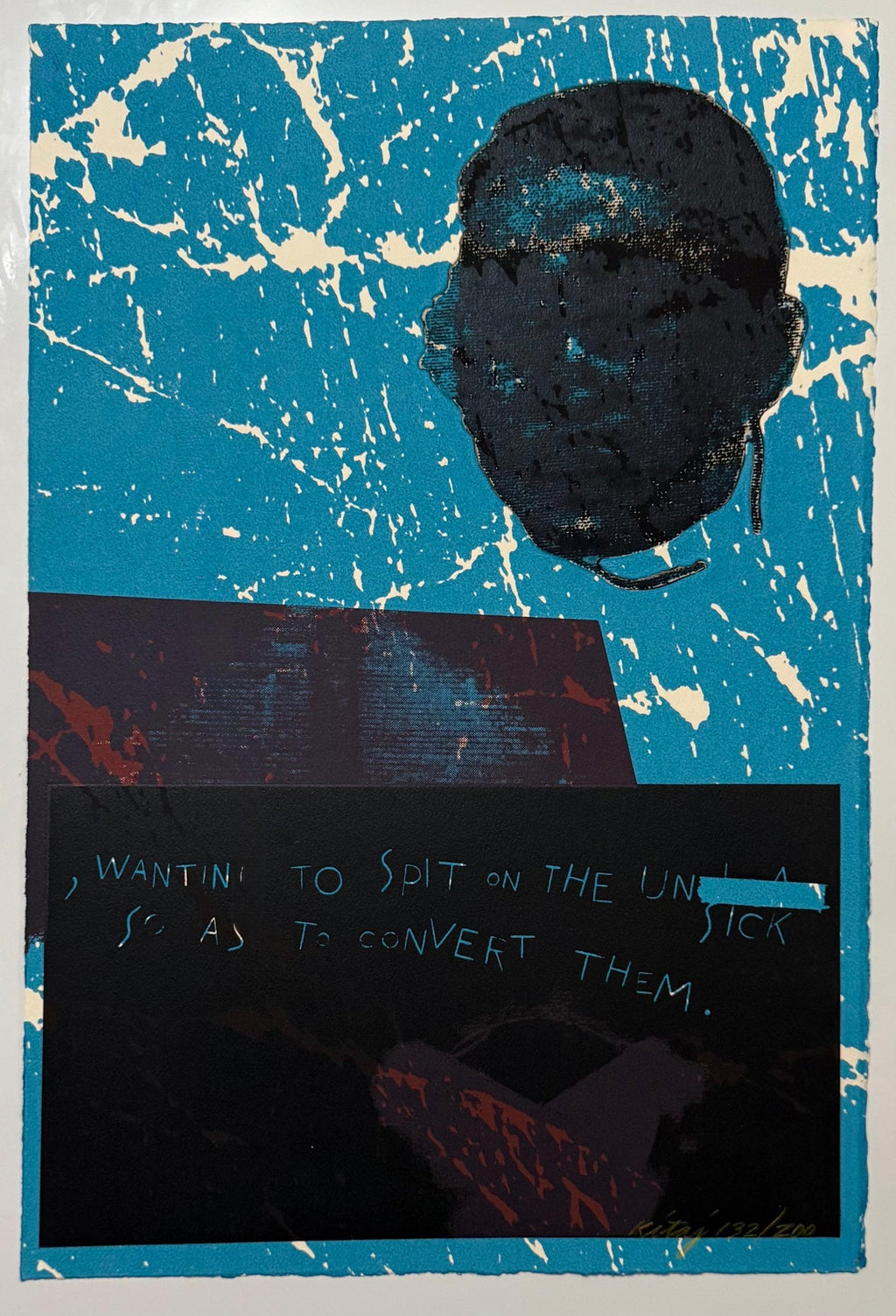 British Pop Art Artist RB Kitaj Screenprint Day Book Serigraph Silkscreen Signed