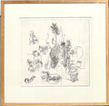German Neo Expressionist Graphite Pencil Drawing Erwin Pfrang Nolan Gallery NYC