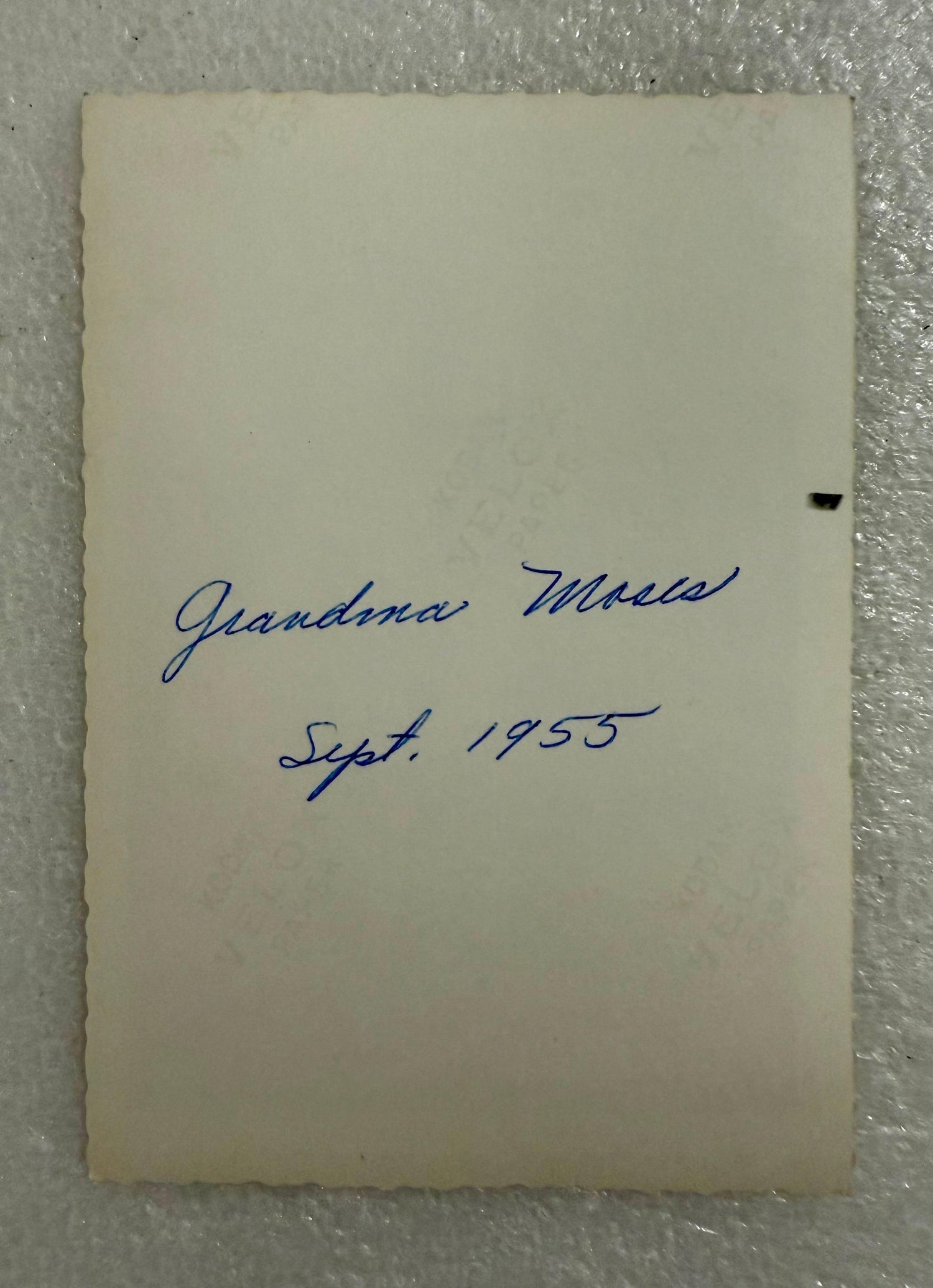 Vintage Photo Archive Grandma Moses Folk Art Artist Photograph Collection
