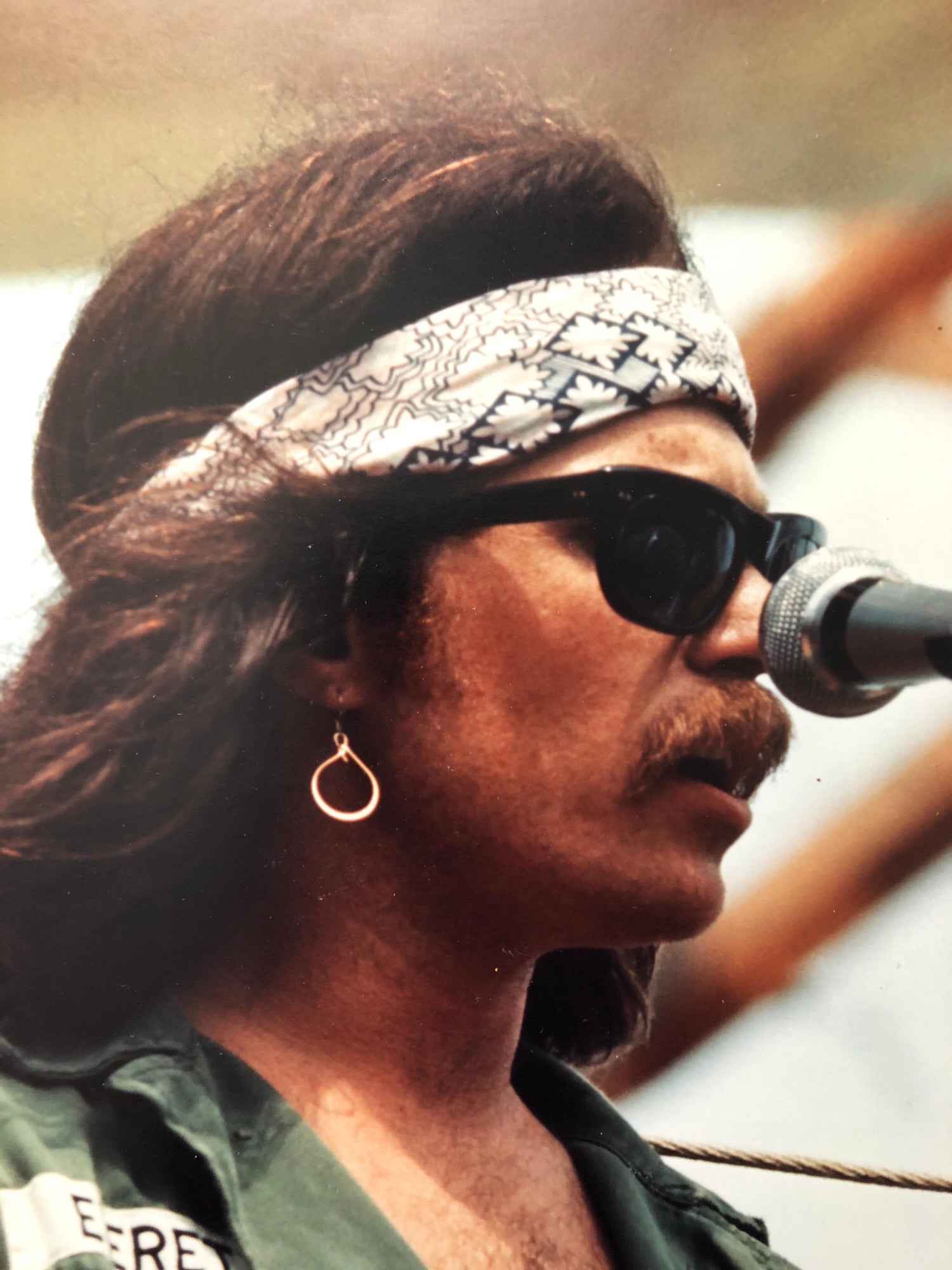 Original Hand Signed Rock & Roll Photograph Woodstock Country Joe Macdonald