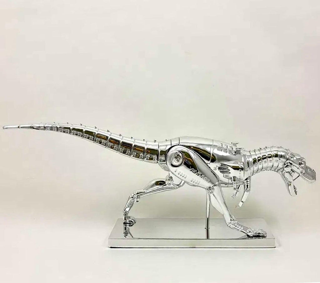 Hajime Sorayama Tyrannosaurus T-rex Cyborg Dinosaur Sculpture in Box Nanzuka