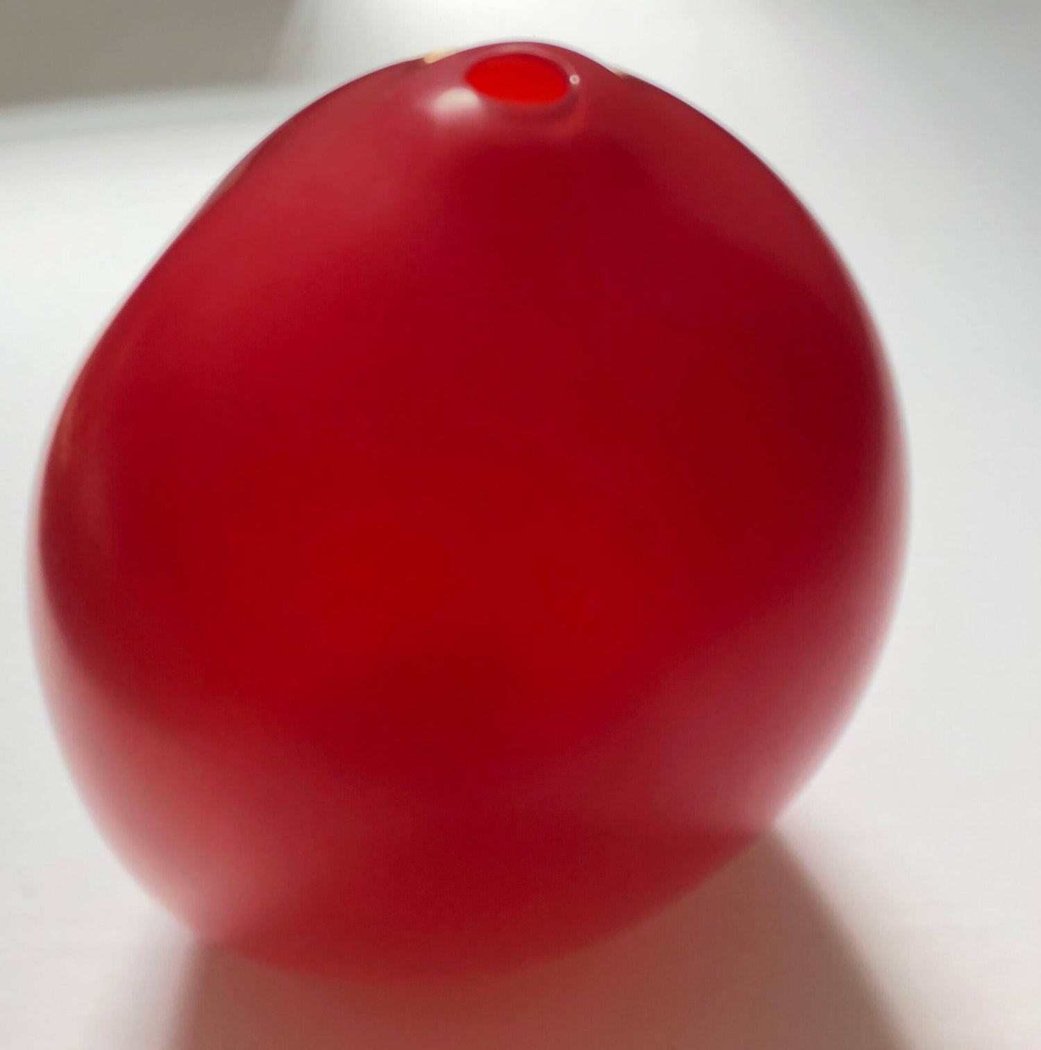 Masterpiece Swiss Contemporary Blown Matte Glass Sculpture Vase