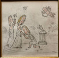 William Anthony 1992 Caricature Drawing Will You Marry Me?
