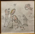 William Anthony 1992 Caricature Drawing Will You Marry Me?