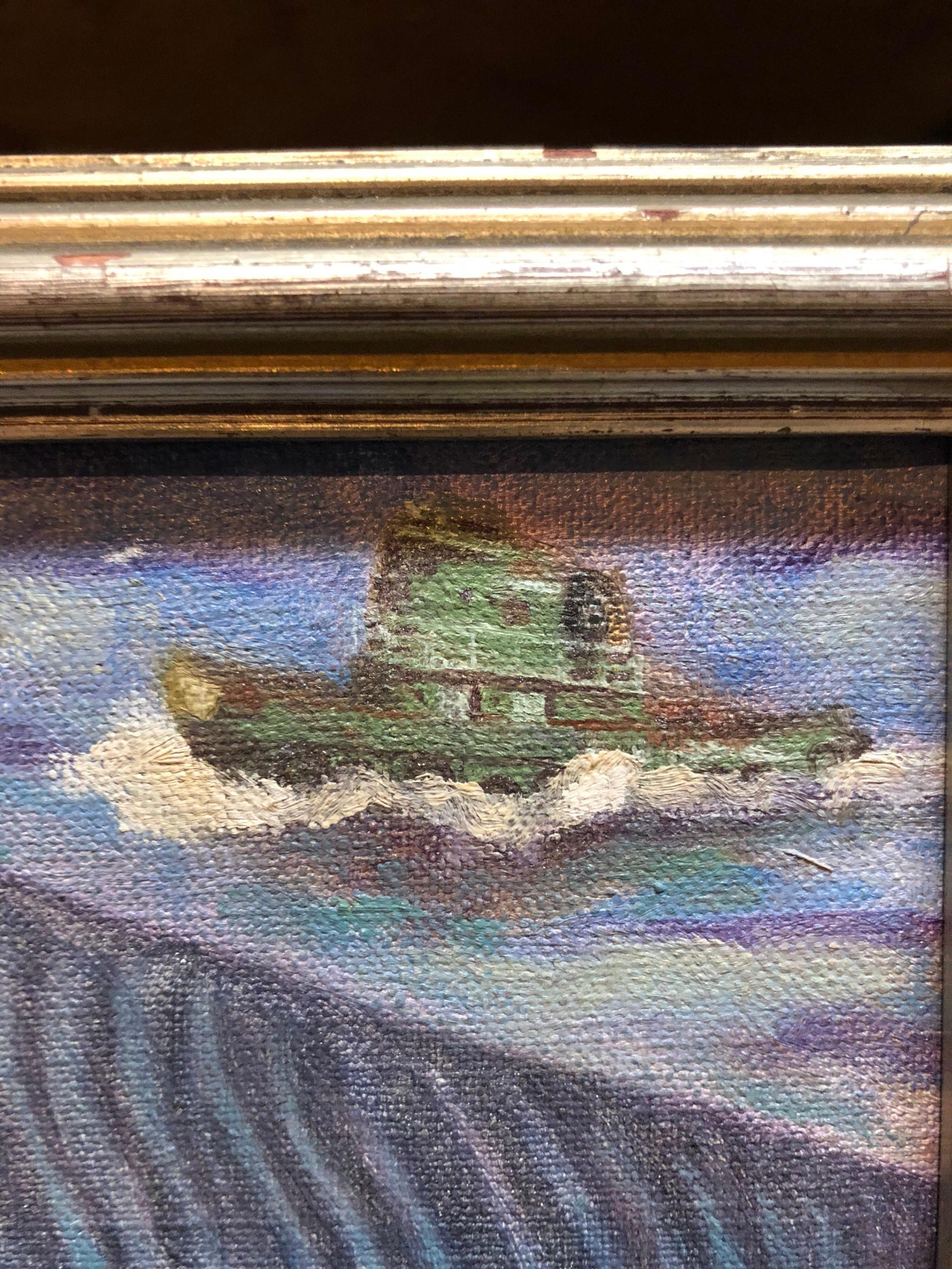 Oil Painting by Well Known Cartoonist and Illustrator Upper East Side, Manhattan