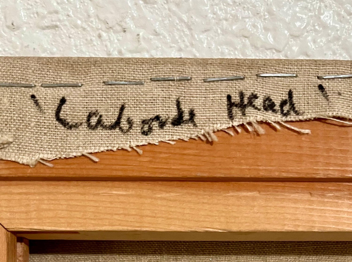 American Figurative Abstract Geometric Mixed Media Painting Judy Rifka