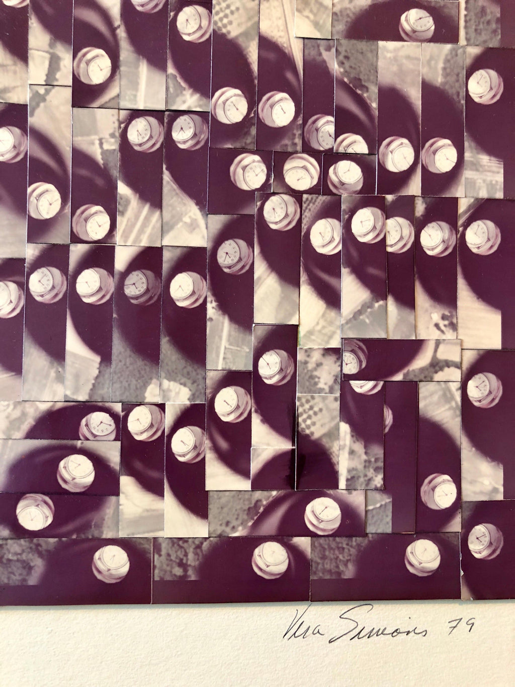 Wrist Watch Abstract Photo Mosaic Collage Aerial Photograph