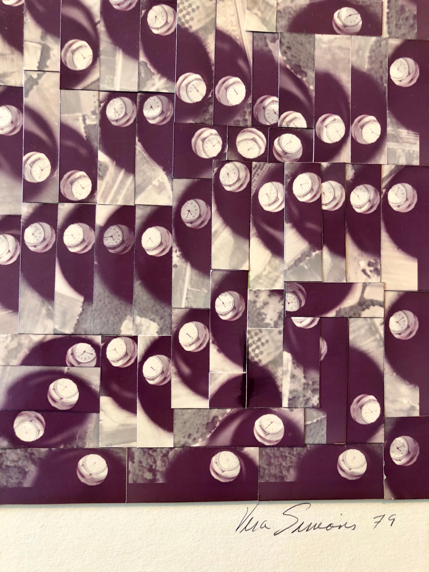 Wrist Watch Abstract Photo Mosaic Collage Aerial Photograph