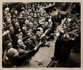Large Silver Gelatin Photograph Russian USSR Soviet Parade Yuri Gagarin Photo