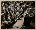 Large Silver Gelatin Photograph Russian USSR Soviet Parade Yuri Gagarin Photo