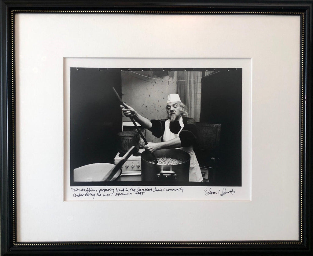 Photo Tzitzko Abinun Jewish Cooking Budapest Vintage Silver Gelatin Photograph