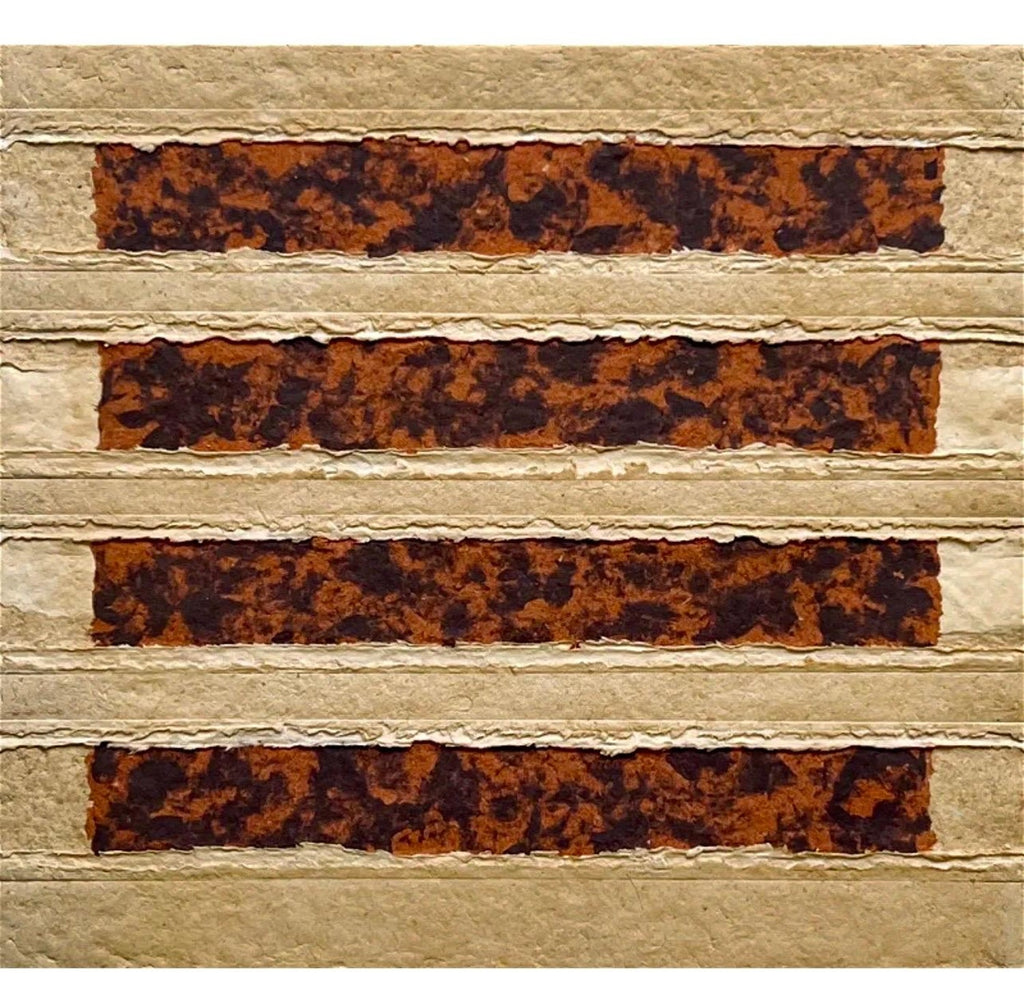 Organic Abstract Cast Paper Sculpture Relief Painting Suzanne Anker