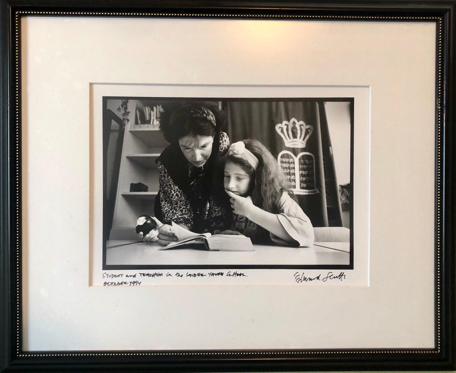 Photo Student, Teacher Lander School Budapest Vintage Silver Gelatin Photograph