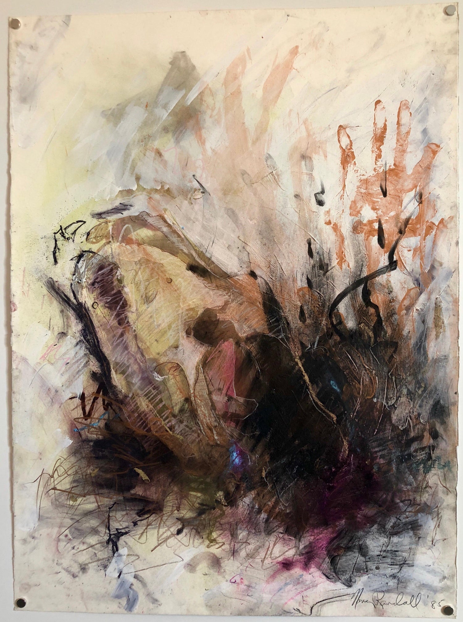 Mixed Media Painting Minnesota Woman Artist Figurative Abstract