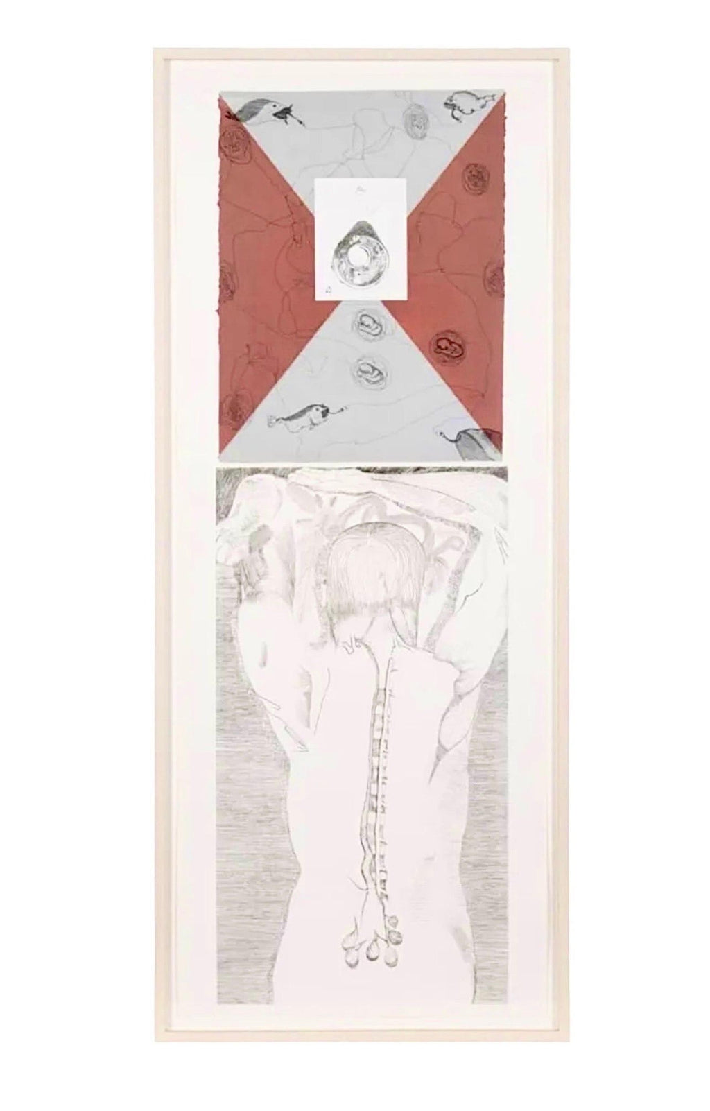 Paris Review Lithograph Francesco Clemente Neo Expressionist Italian Avant Garde