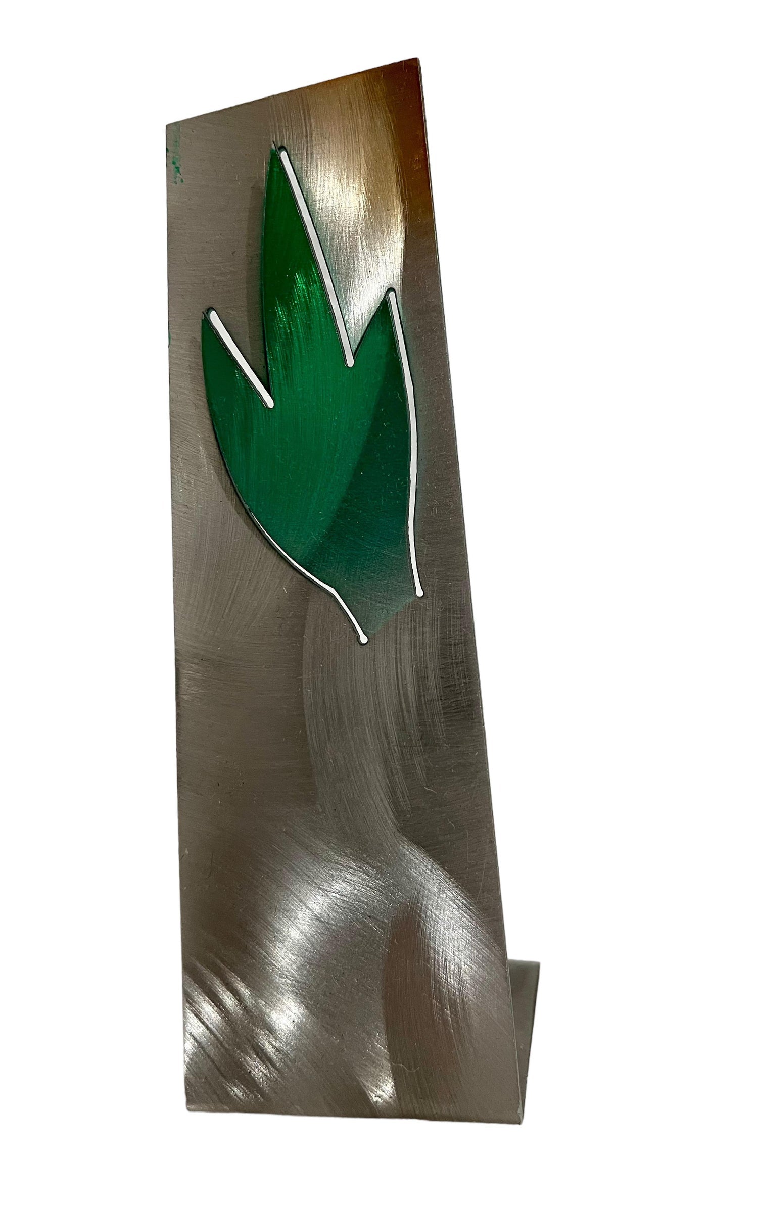 Israeli Contemporary Abstract Geometric Painted Pierced Sculpture Zigi Ben Haim