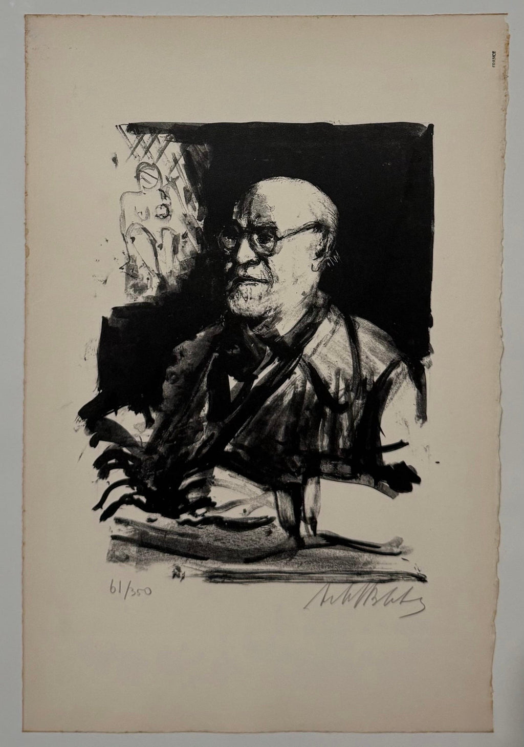 Lithuanian French Artist Arbit Blatas Lithograph Henri Matisse Ecole D'Paris