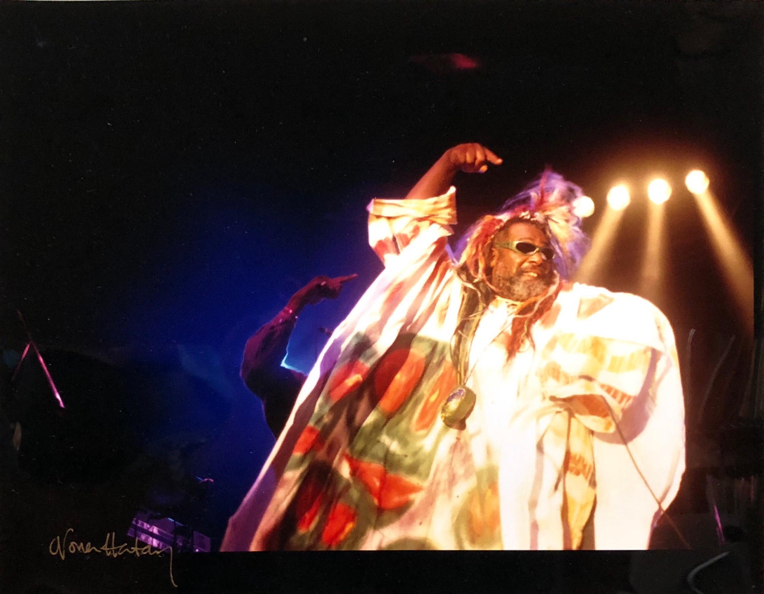 Original Hand Signed Rock & Roll Photograph Woodstock Country Joe Macdonald
