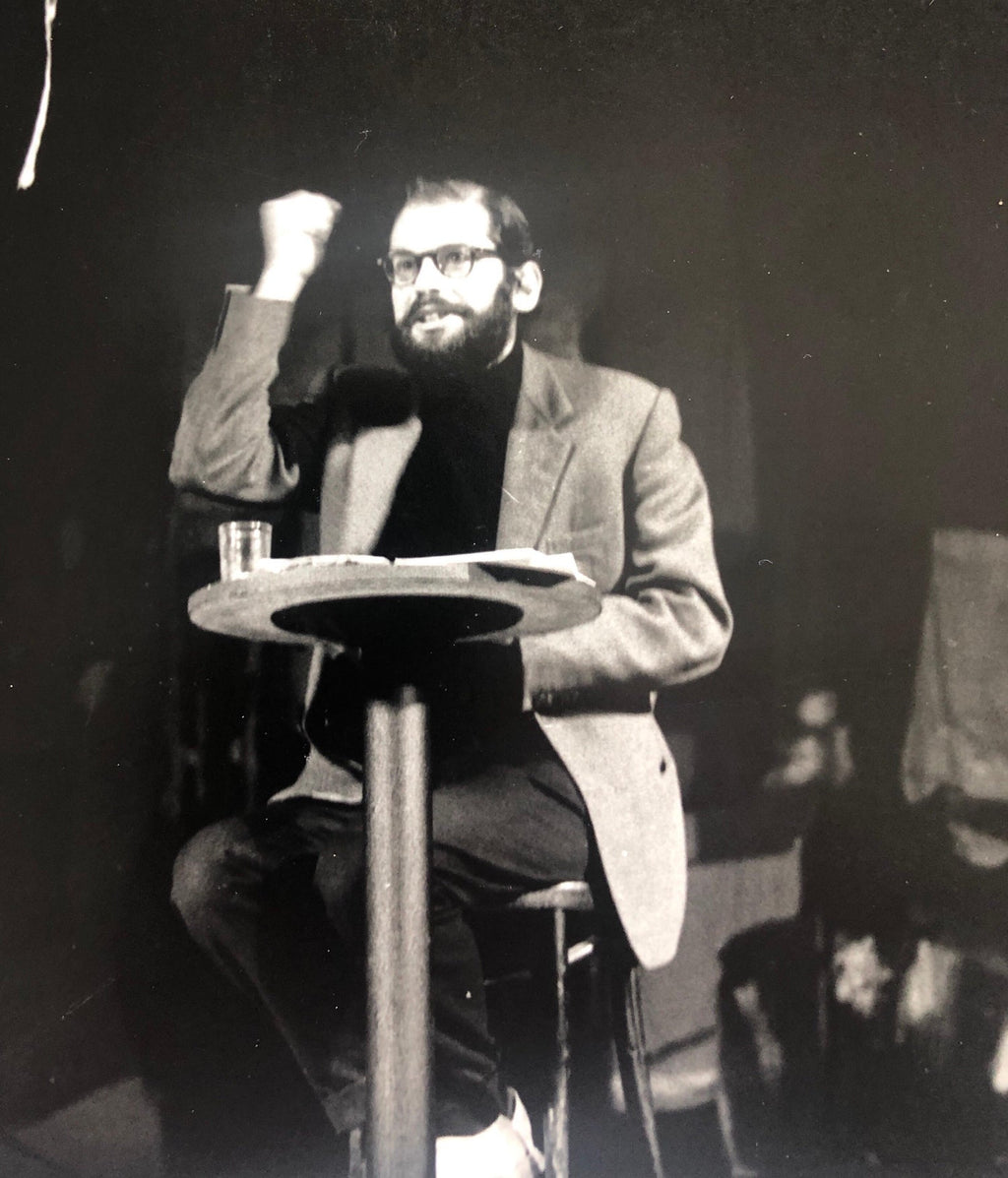 Vintage Print Silver Gelatin Signed Photograph Poet Allen Ginsberg Howl Photo