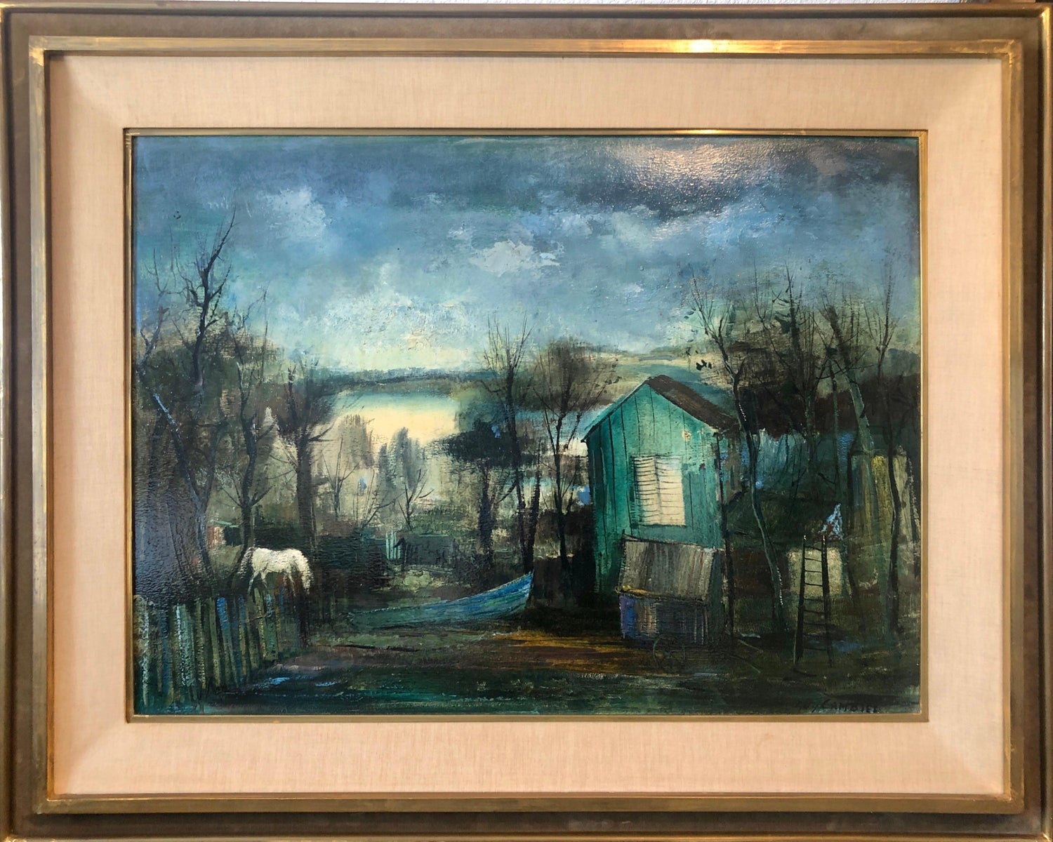 Cascade, Large Scale Modernist Oil Painting