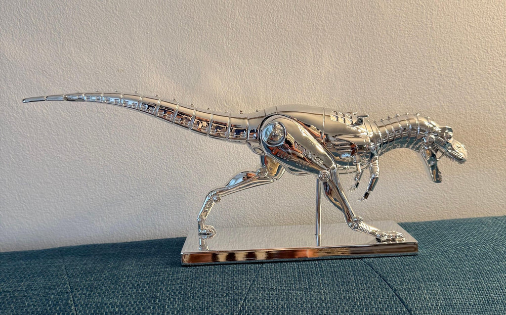 Hajime Sorayama Tyrannosaurus T-rex Cyborg Dinosaur Sculpture in Box Nanzuka