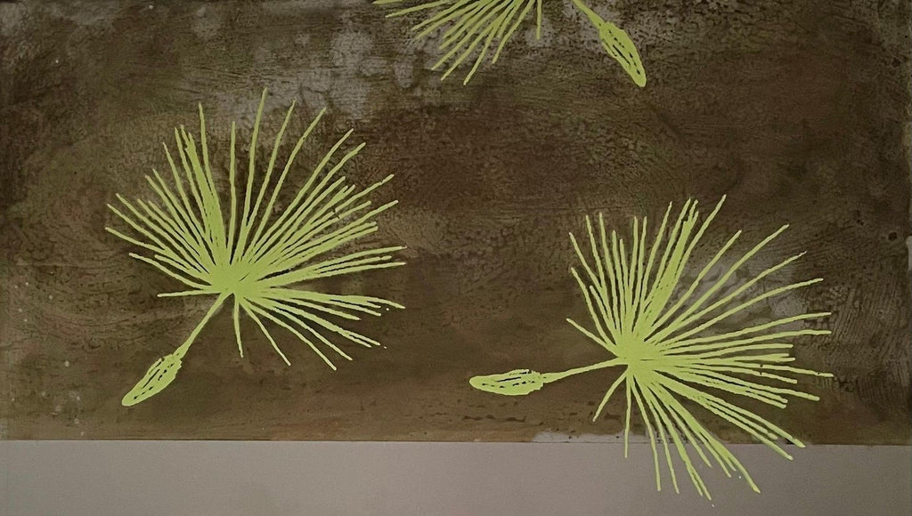 Patina & Silkscreen Painting on Steel Canadian Contemporary Art Marjan Eggermont