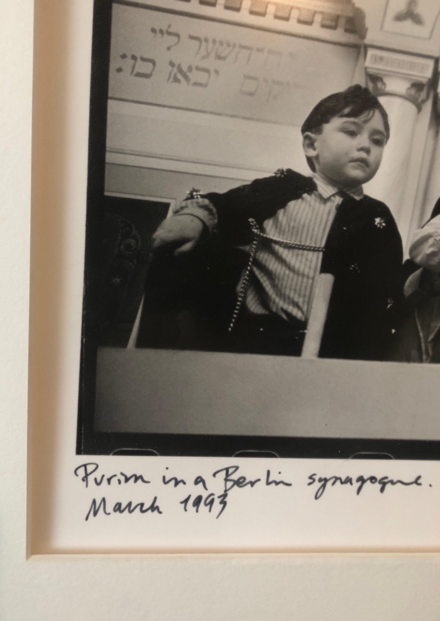 Photo Purim Pestalozzi Str Synagogue Berlin Vintage Silver Gelatin Photograph