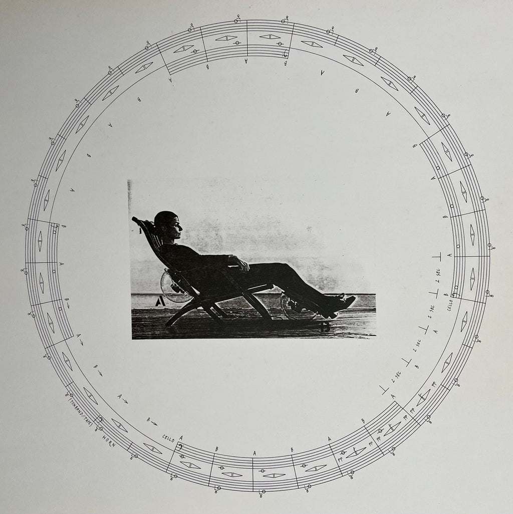 Austrian Sound Space Architect Bernhard Leitner Photo Mechanical Print Signed