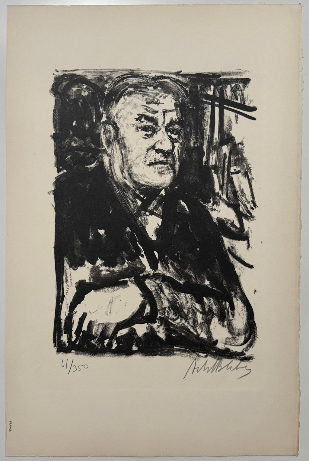 Lithuanian French Artist Arbit Blatas Lithograph Fernand Leger School of Paris