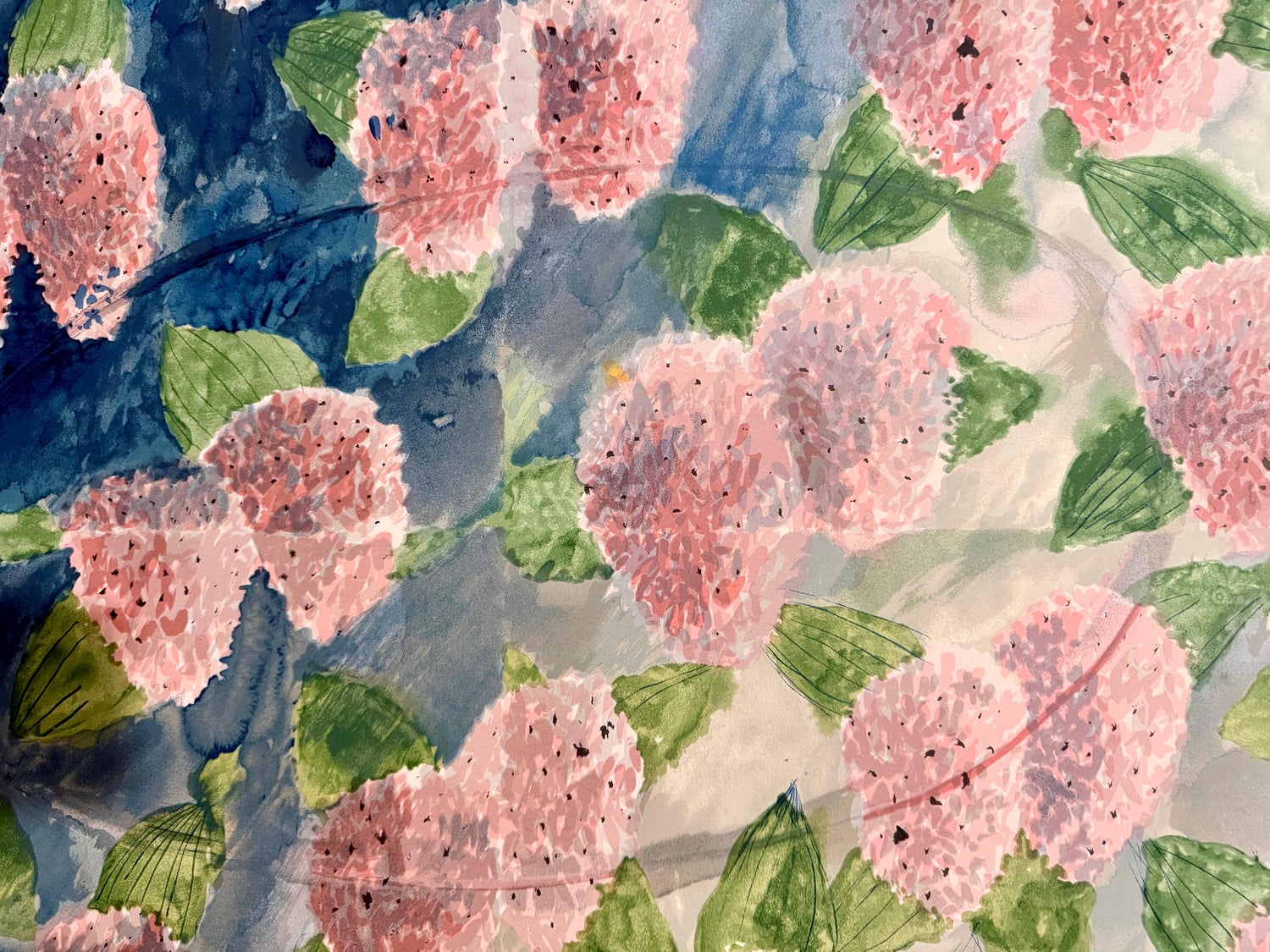 Big Post Minimalist Pattern and Decoration Abstract Lithograph Robert Zakanitch