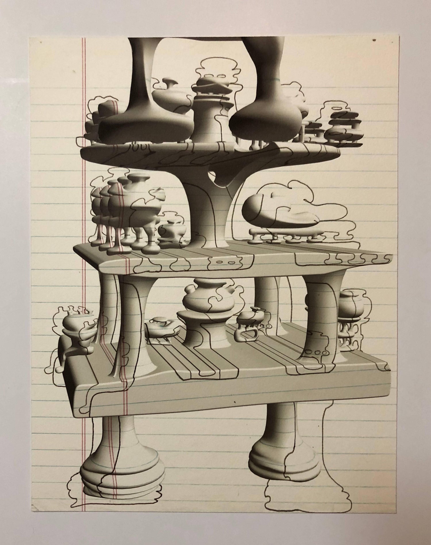 Digital Iris Print "Stage Theory " Pencil Signed with Initials edition of 15
