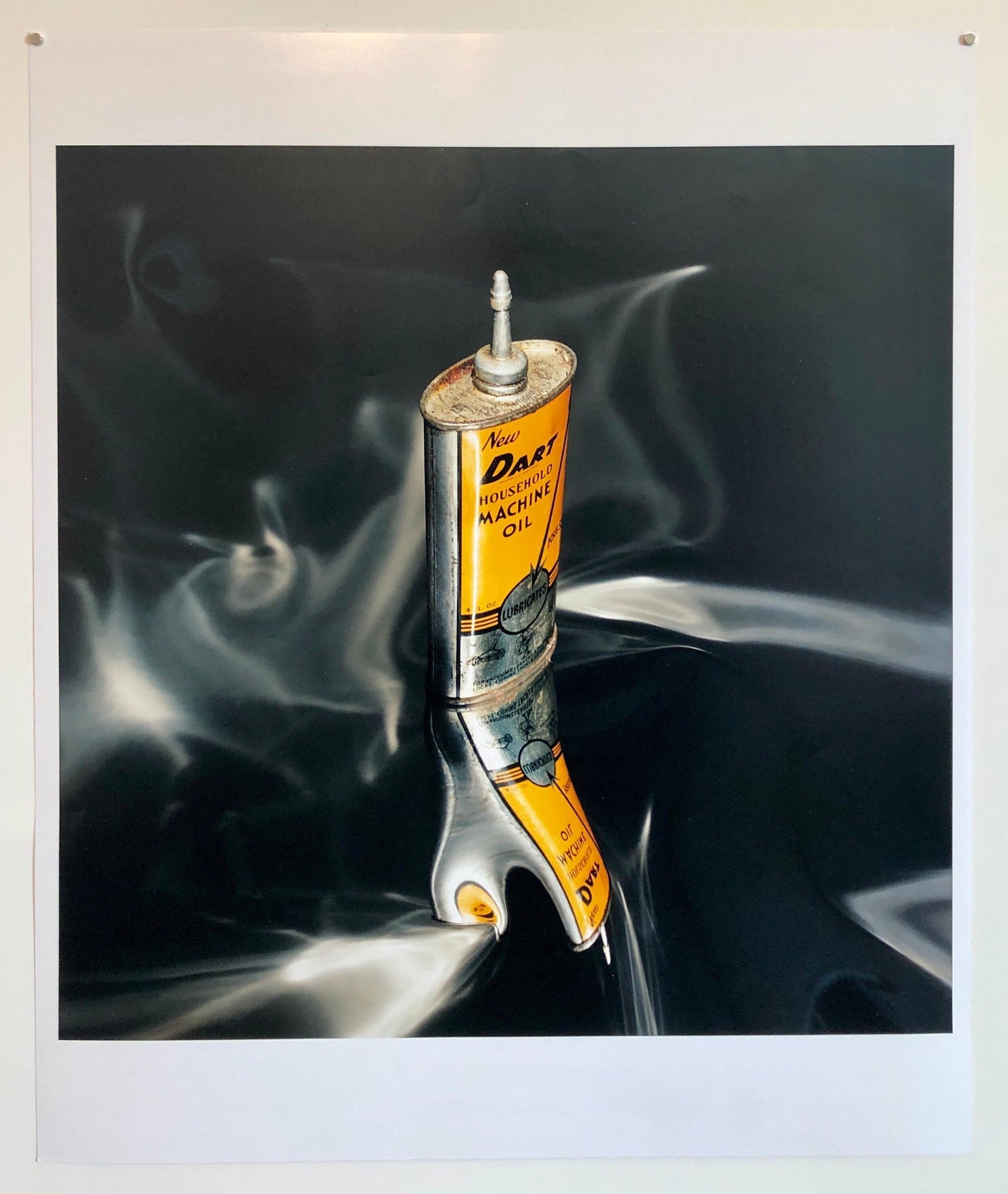 Dart Machine Oil Can Large Format Photo 24X20 Color Photograph Beach House, RI
