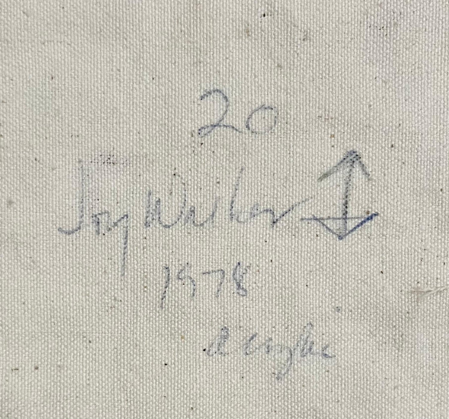 1978 Joy Walker Pattern & Decoration Color Field Abstract Op Art Painting