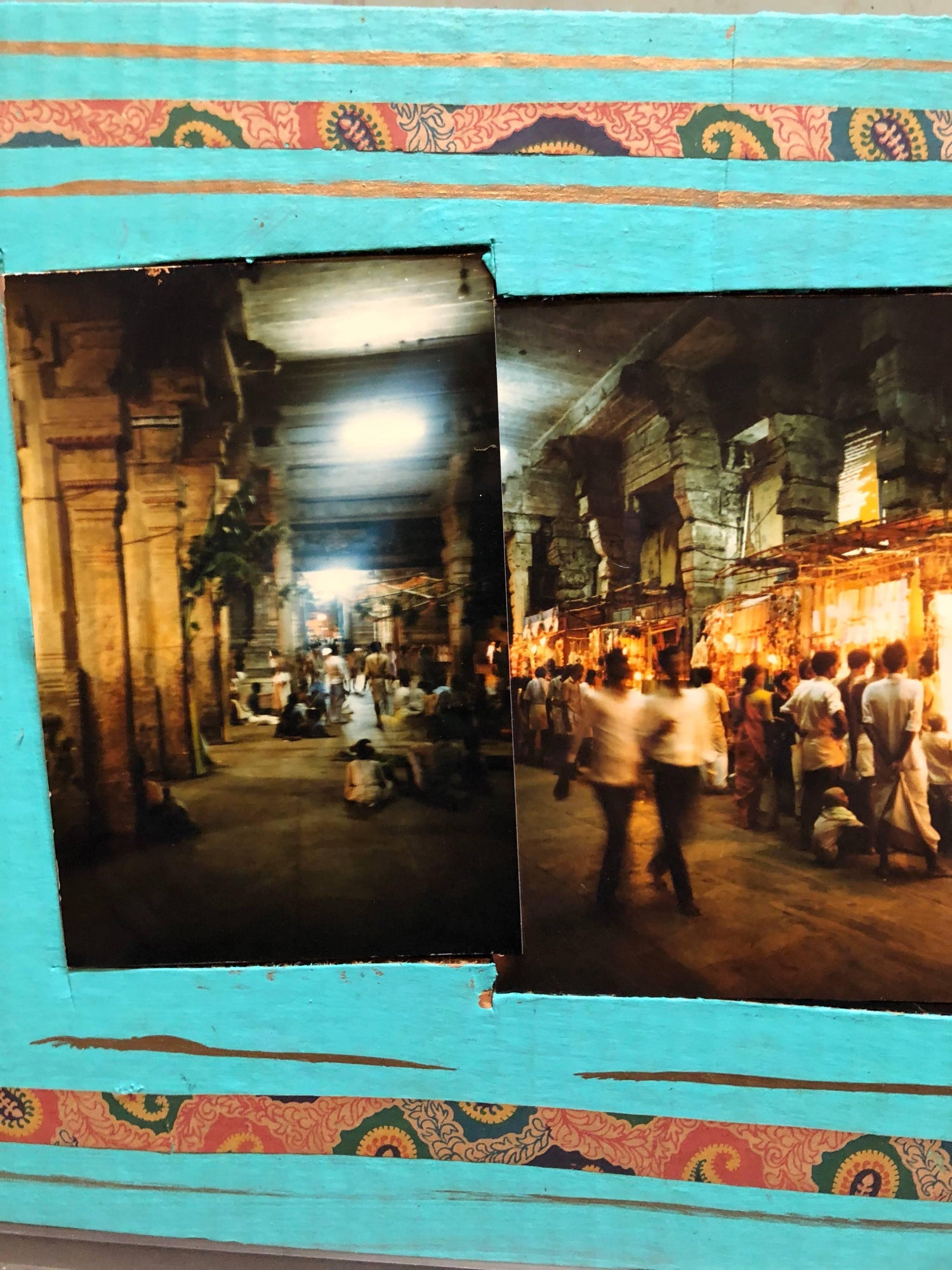 Sri Ranganathanswamy Temple, Trichi, 1992, Photo Prints on Cardboard, Collage