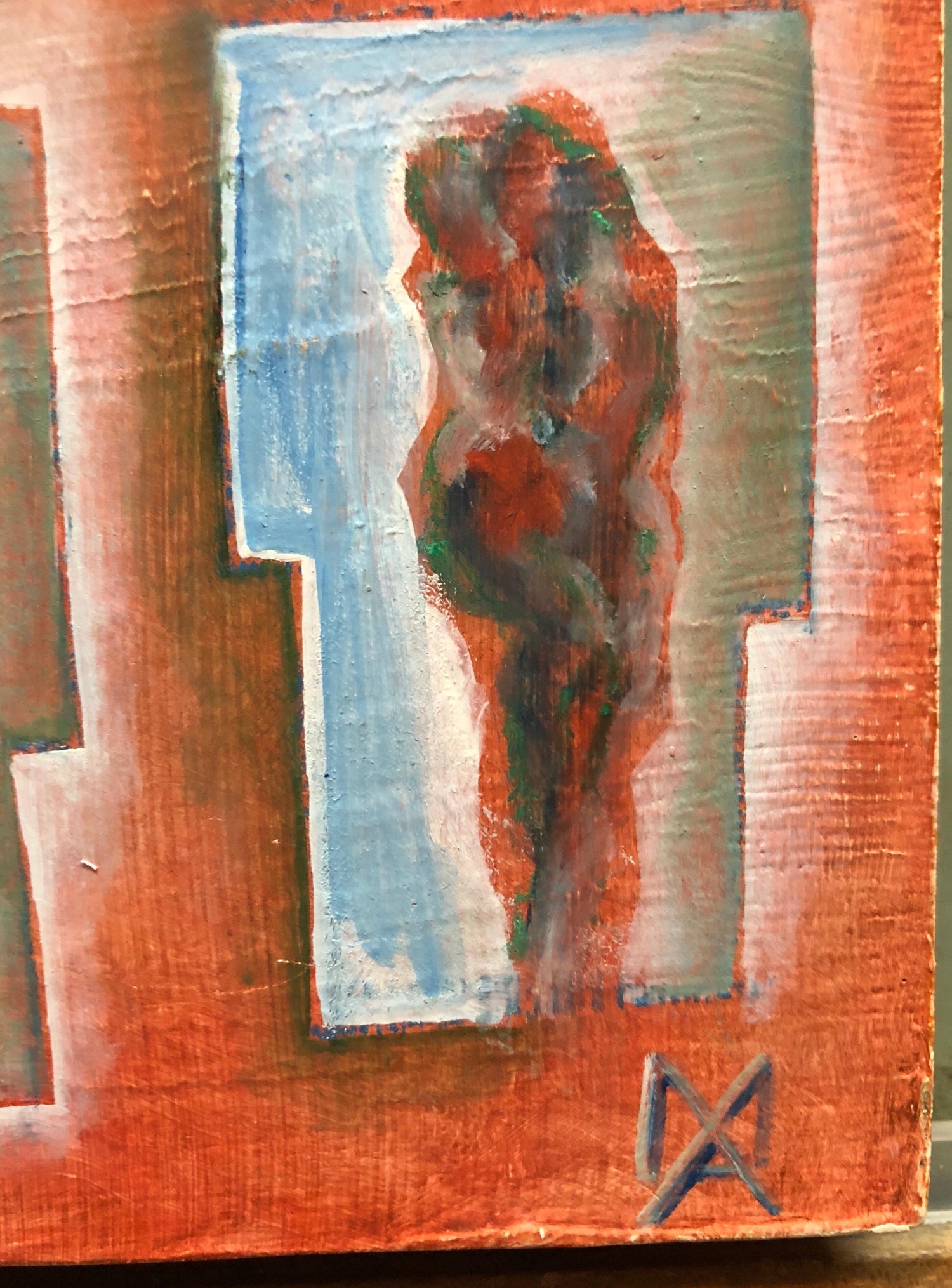 Matthias Alfen German Sculptor Modern Expressionist Painting Psychogram