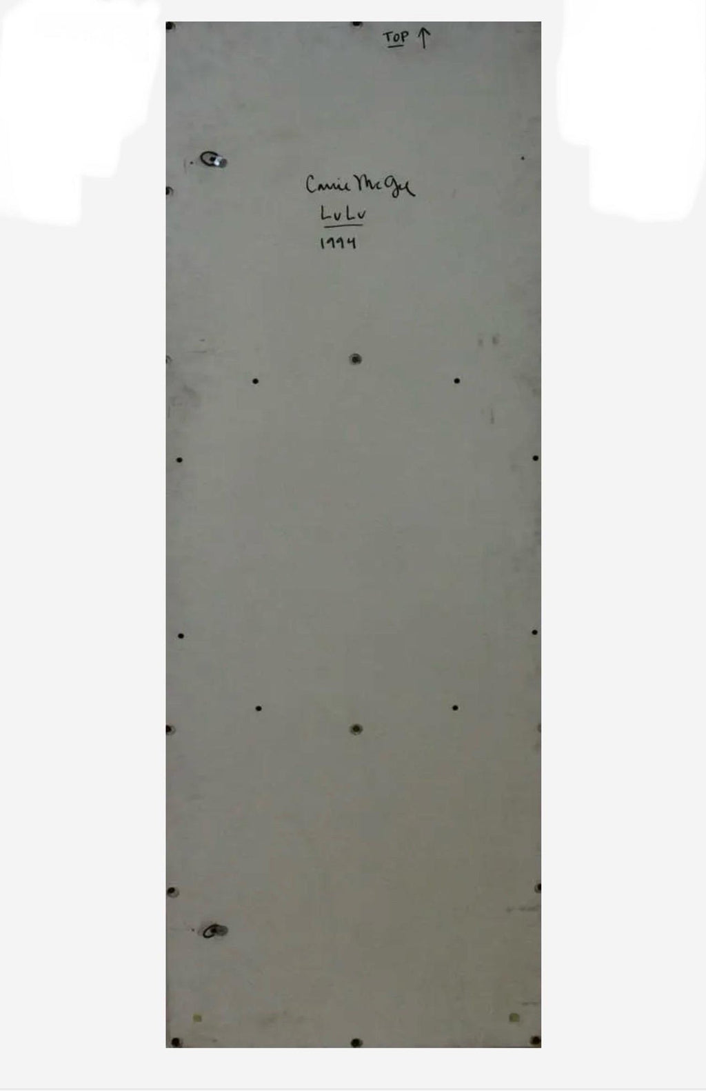 Large American Mod 1990s Mixed Media "LuLu" Carrie McGee