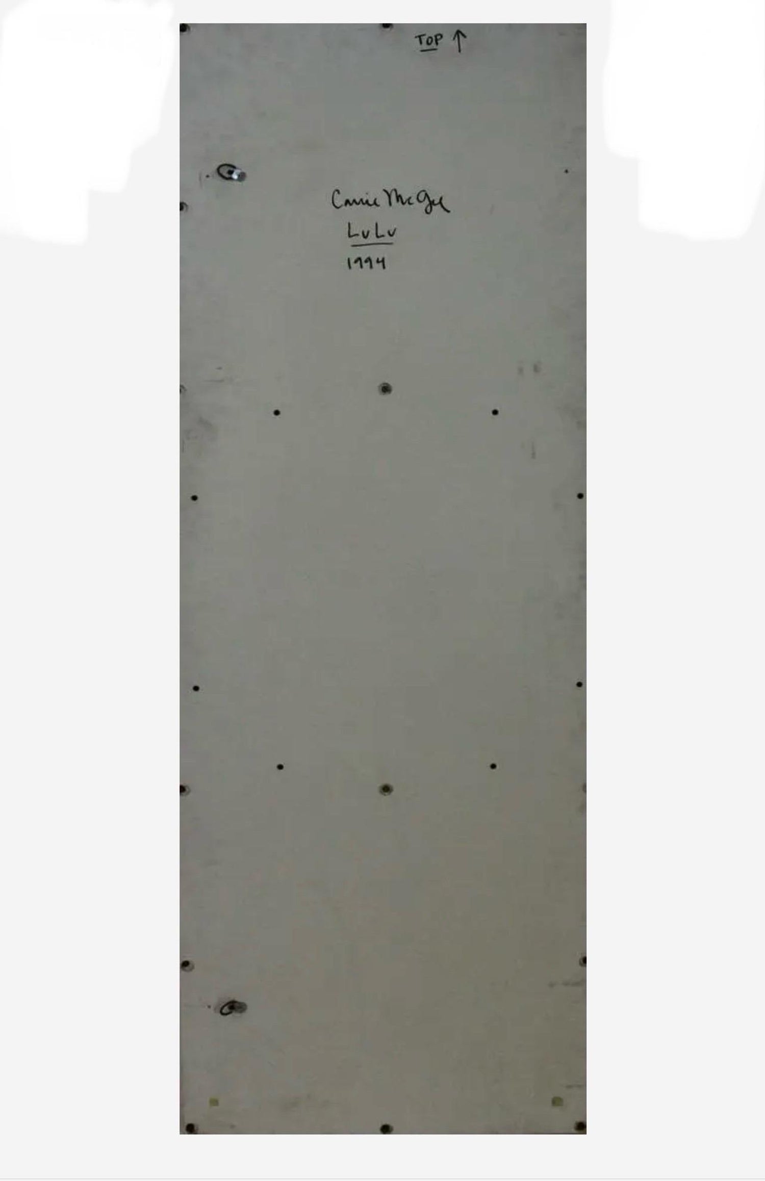Large American Mod 1990s Mixed Media "LuLu" Carrie McGee