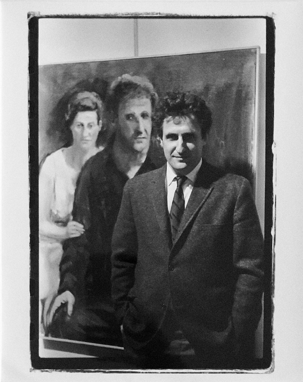 Vintage Print Silver Gelatin Signed Photograph Friedl Dzubas New York Artist