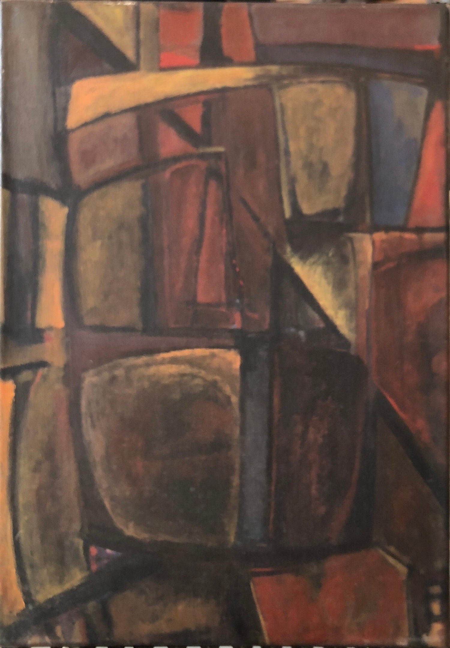 Argentine Abstract Constructivist Quadriptych Oil Painting Latin American Woman