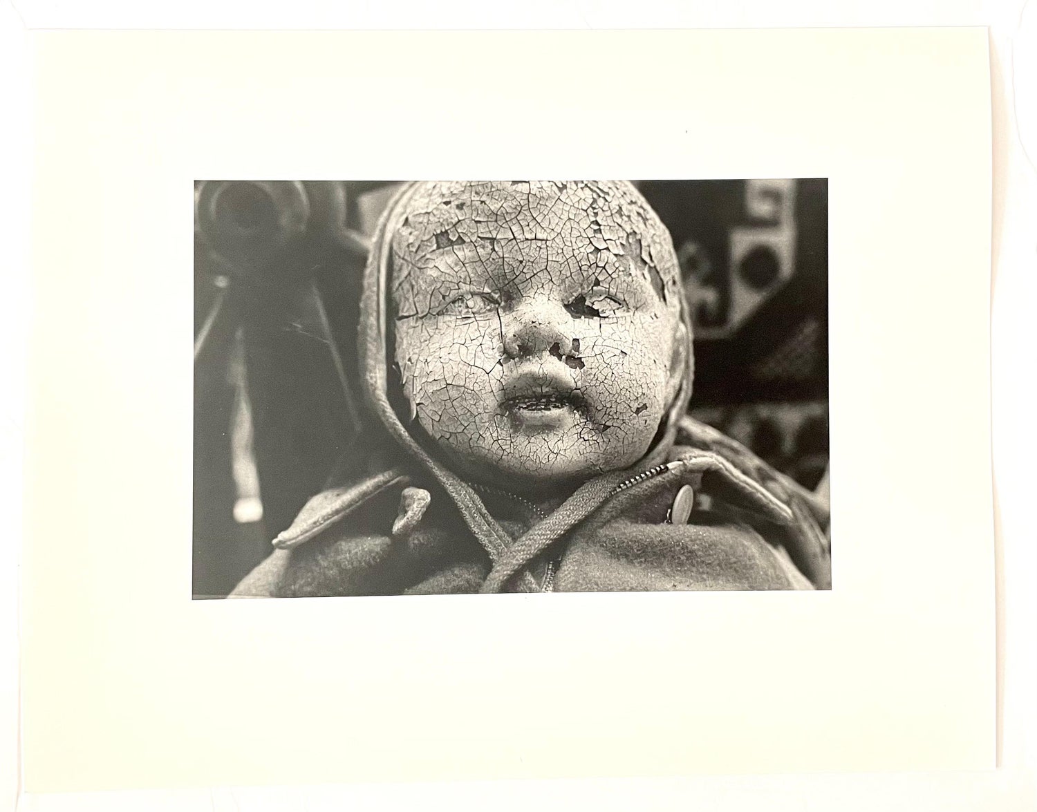 Vintage Silver Gelatin Photograph Surrealist Doll Art Photo, Jazz Photographer
