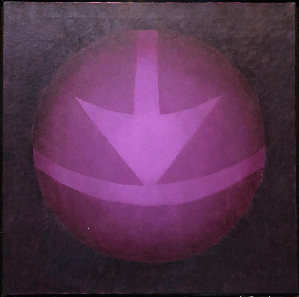 Ahola 13 Oil on Canvas Geometric Painting New York School Abstract Expressionist