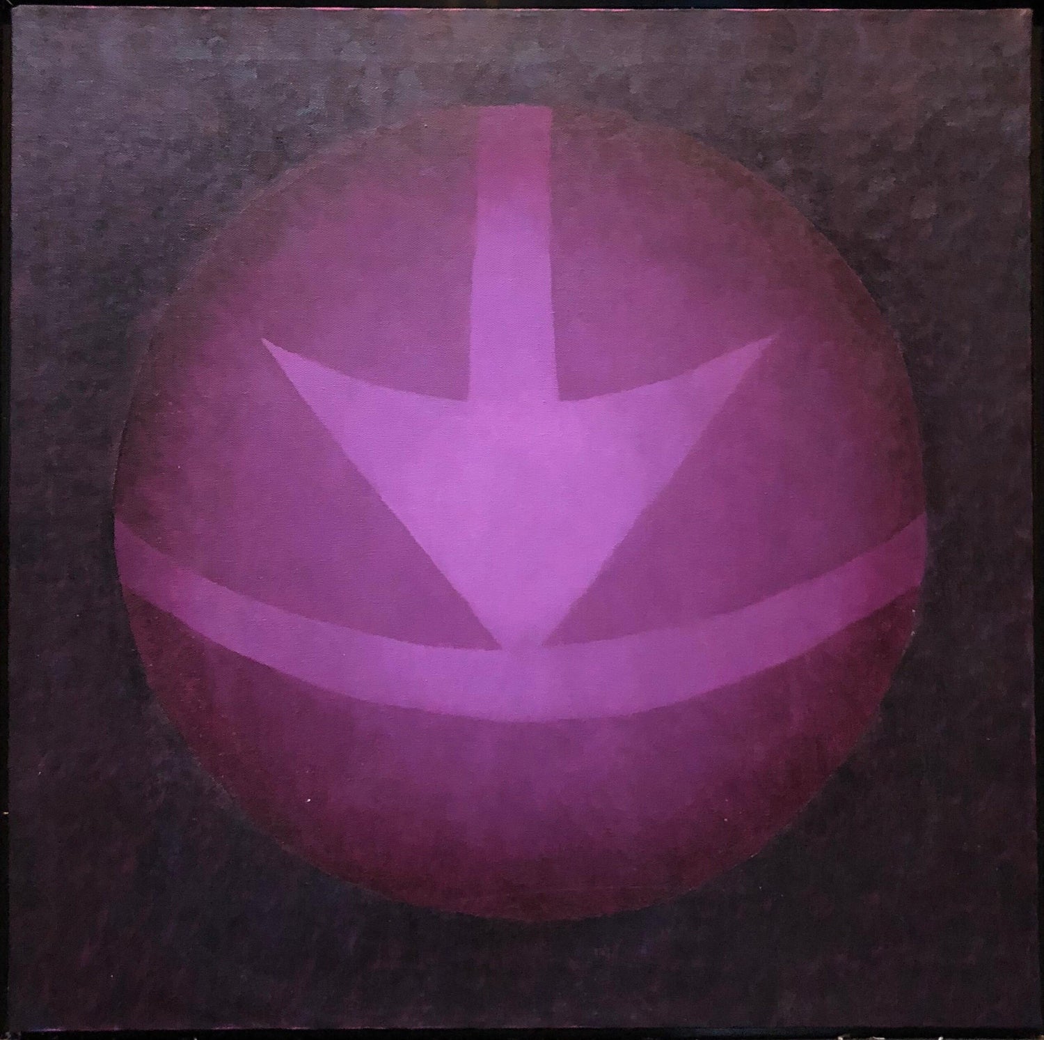 Ahola 13 Oil on Canvas Geometric Painting New York School Abstract Expressionist