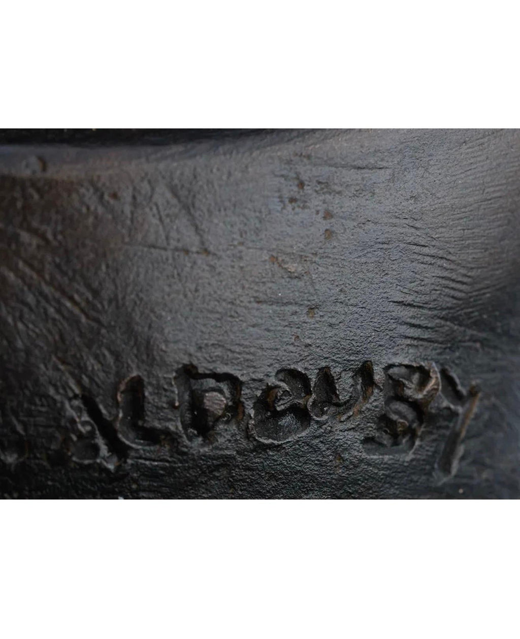 Modernist Israeli Bronze Sculpture Abstract Mother & Child Zvi Yehuda Aldouby