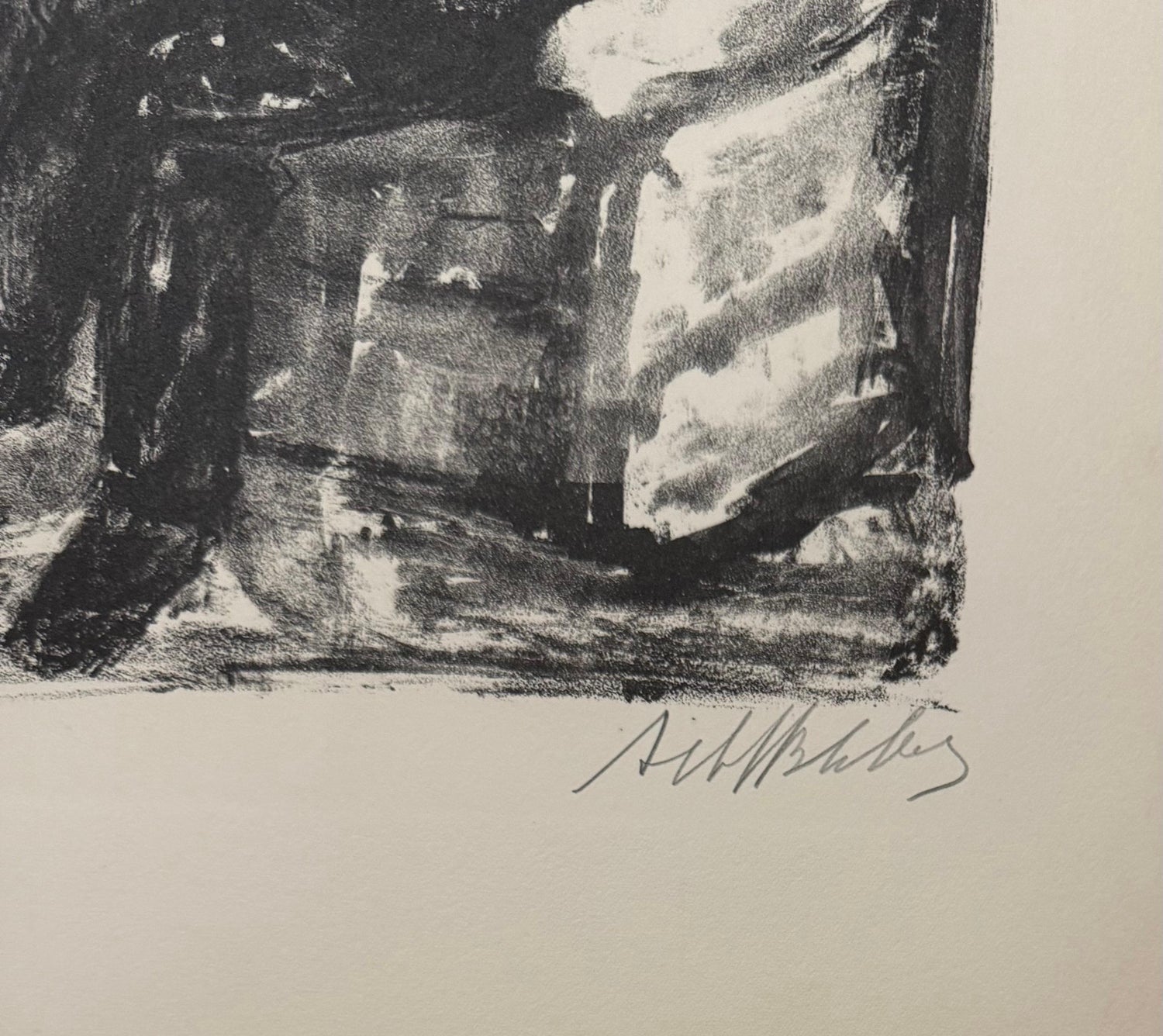 Lithuanian French Artist Arbit Blatas Lithograph Edouard Vuillard Ecole D'Paris